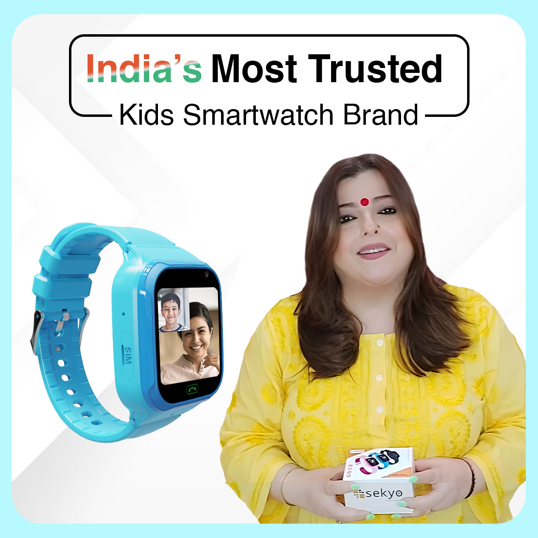 Smart Watch Phone 4G LTE with Video Calling Live Tracking