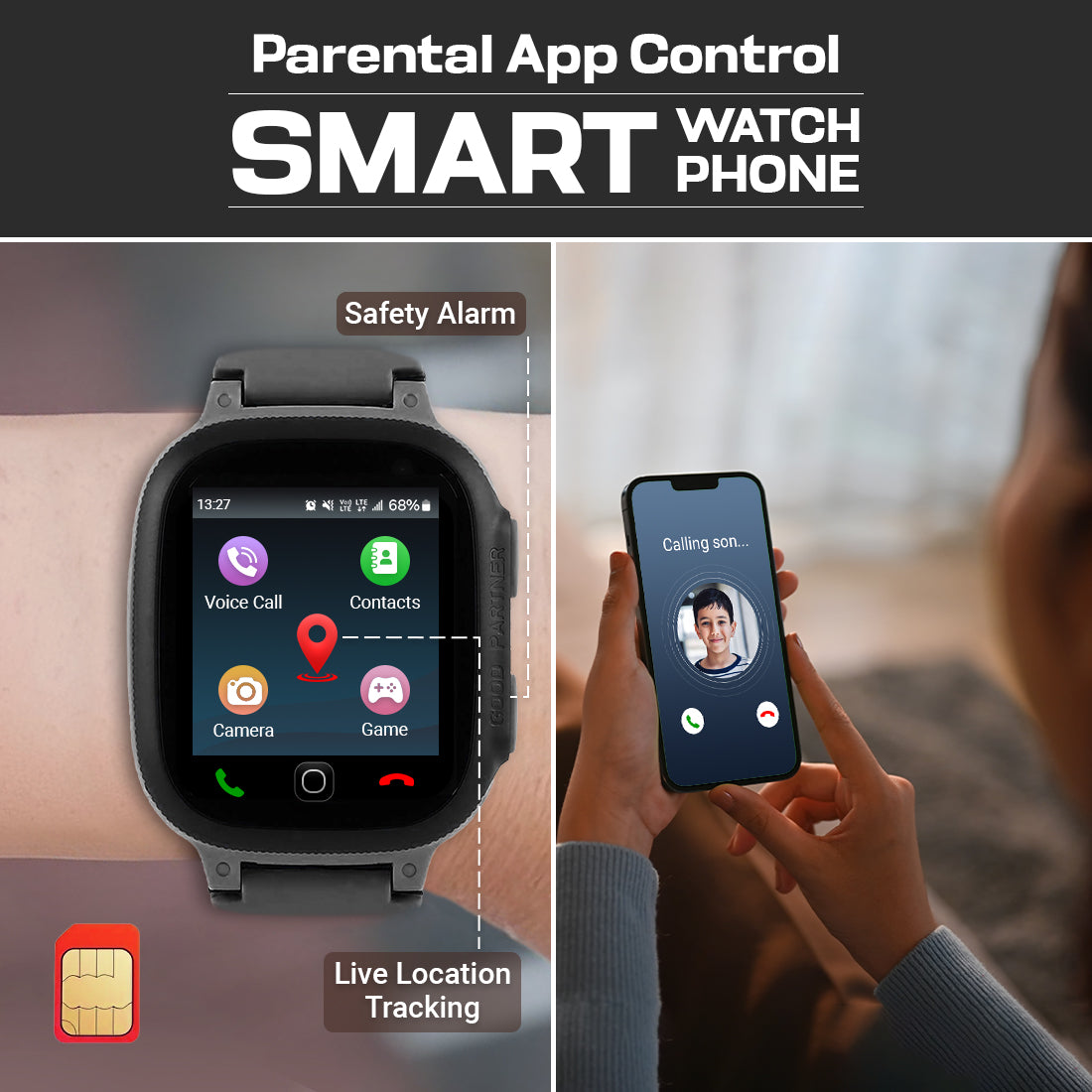 Mobile Watch For Boys AT&T AmiGO Watch™ – A Smart Watch For Kids AT&T