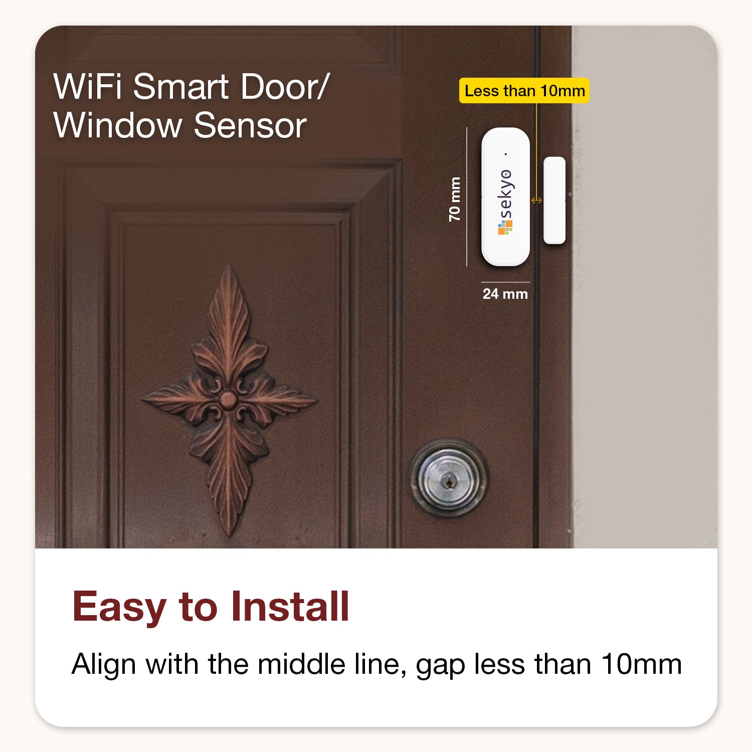 Wifi Smart Door/Window Sensor - SEKYO INNOVATIONS PRIVATE LIMITED