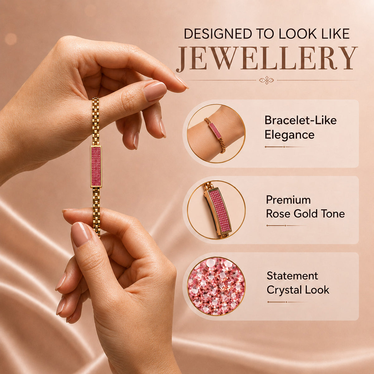 Jewel Fit- Smart Jewellery Bracelet