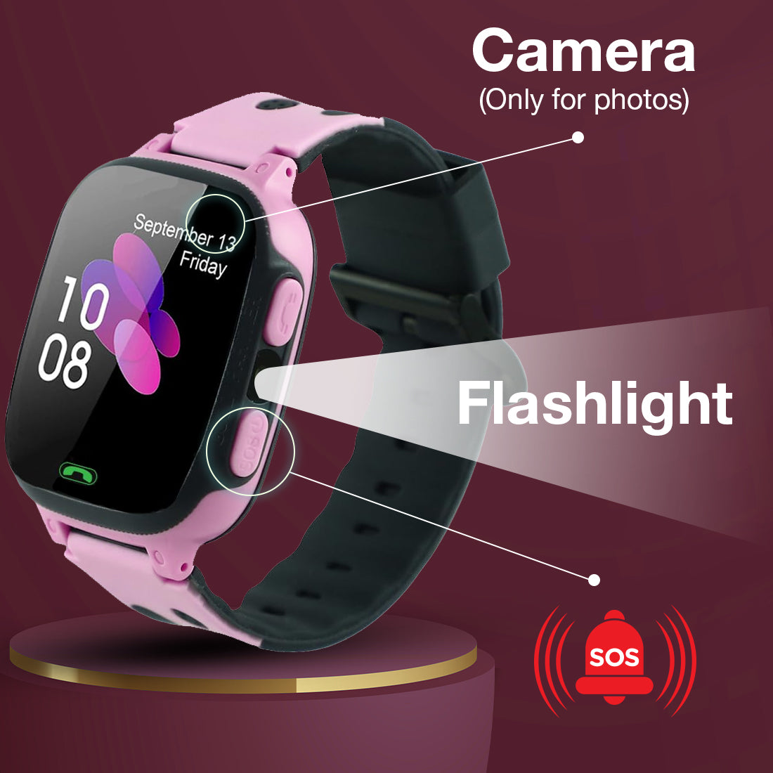 S2 Pro Kids Smart Watch for Boys & Girls - SEKYO INNOVATIONS PRIVATE LIMITED