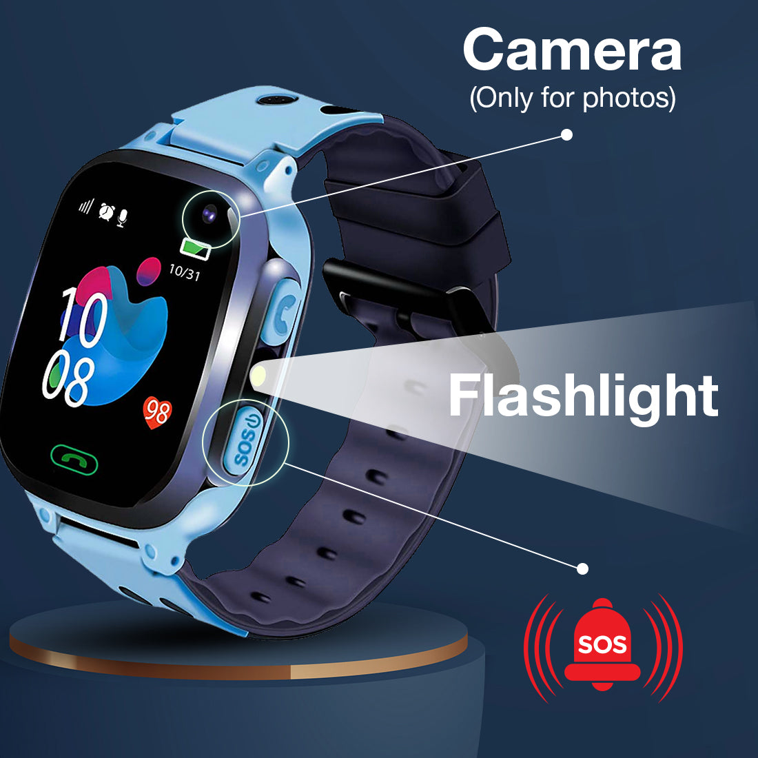 S2 Pro Kids Smart Watch for Boys & Girls - SEKYO INNOVATIONS PRIVATE LIMITED