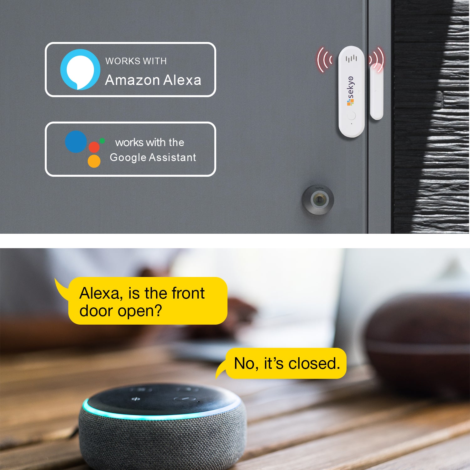 Wifi Smart Door/Window Sensor - SEKYO INNOVATIONS PRIVATE LIMITED