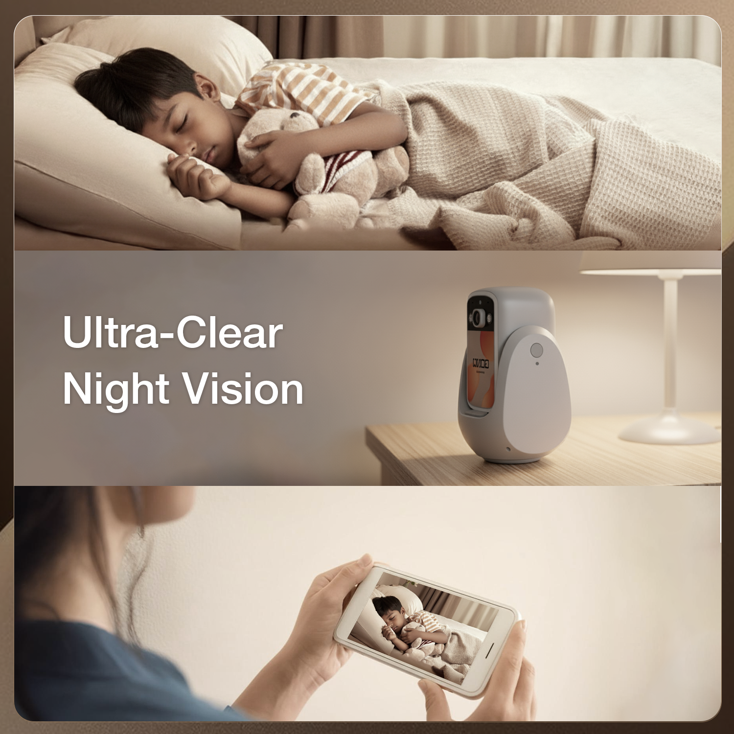 WiFi Video Calling CCTV Camera with 2.8" Screen | 1 Click Call, 2 Way Talk | Motion Detector, Night Vision, App Alert | Indoor Baby/Elderly/Maid Live Monitoring | CCTV with Screen