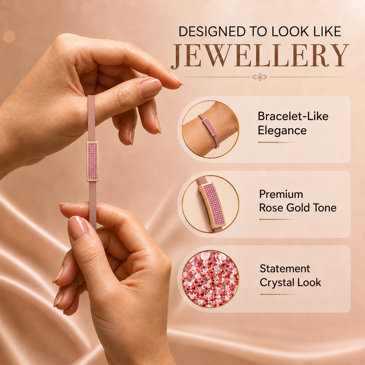 Jewel Fit- Smart Jewellery Bracelet
