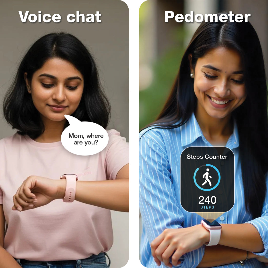 Sekyo Shield Smart Watch For Women - SEKYO INNOVATIONS PRIVATE LIMITED