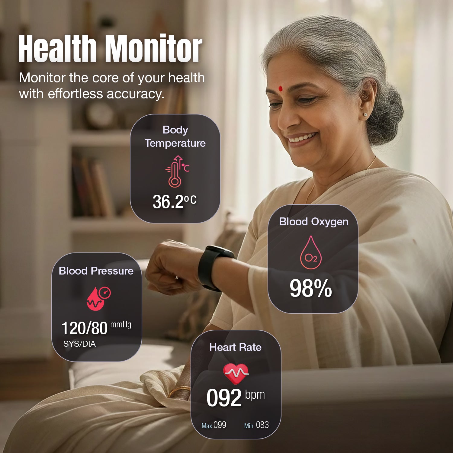 Sekyo Elder Safety Smartwatch