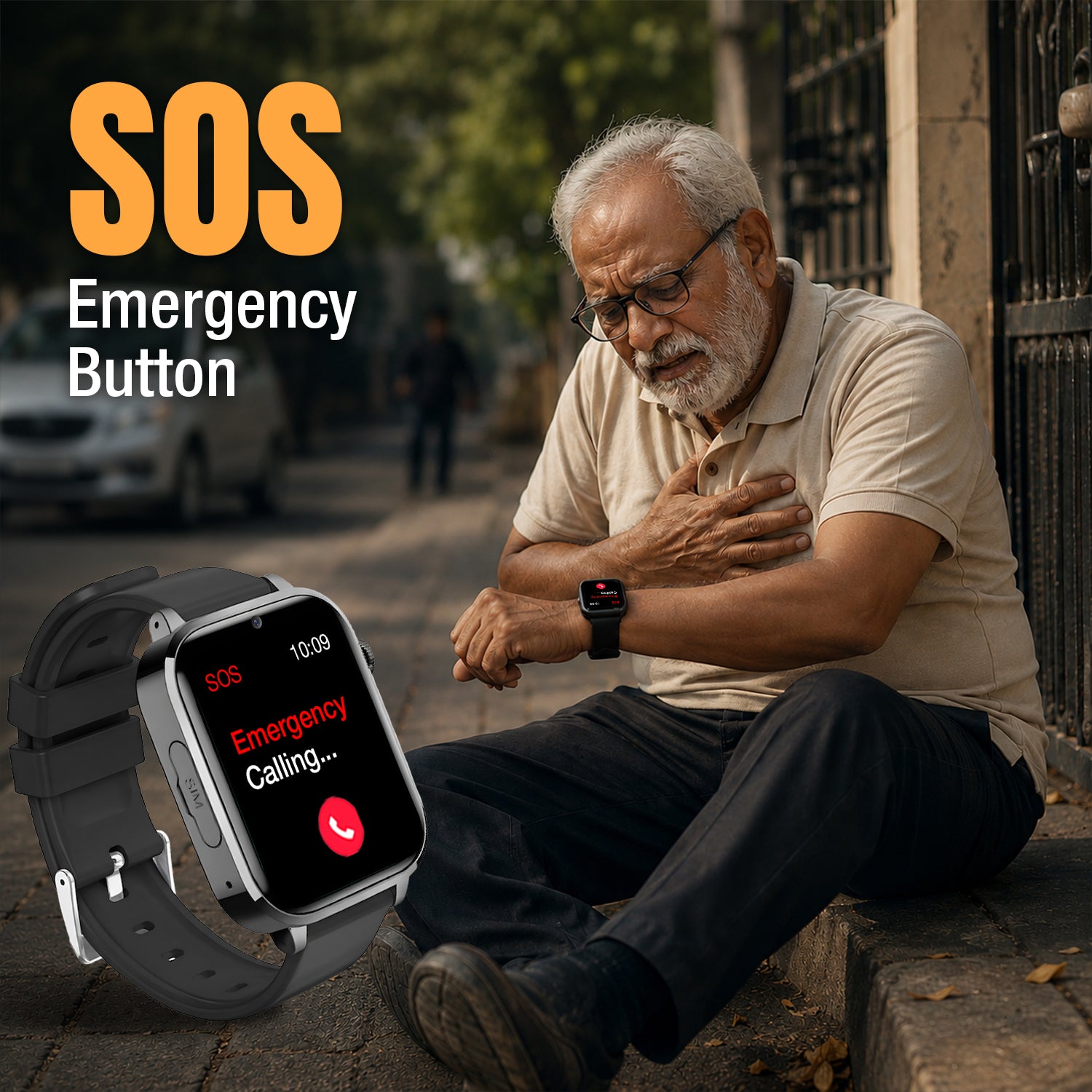 Sekyo Elder Safety Smartwatch