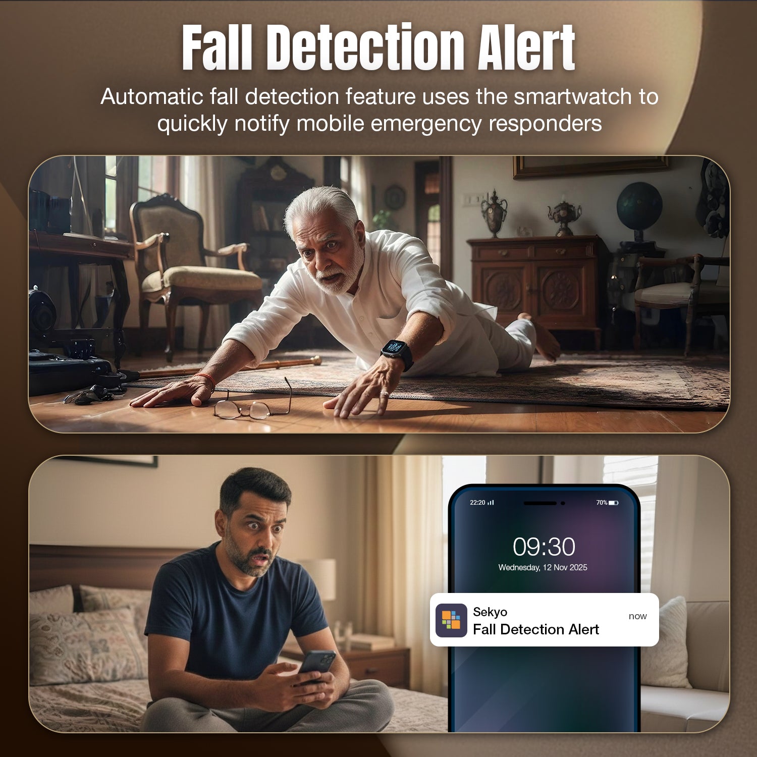 Sekyo Elder Safety Smartwatch