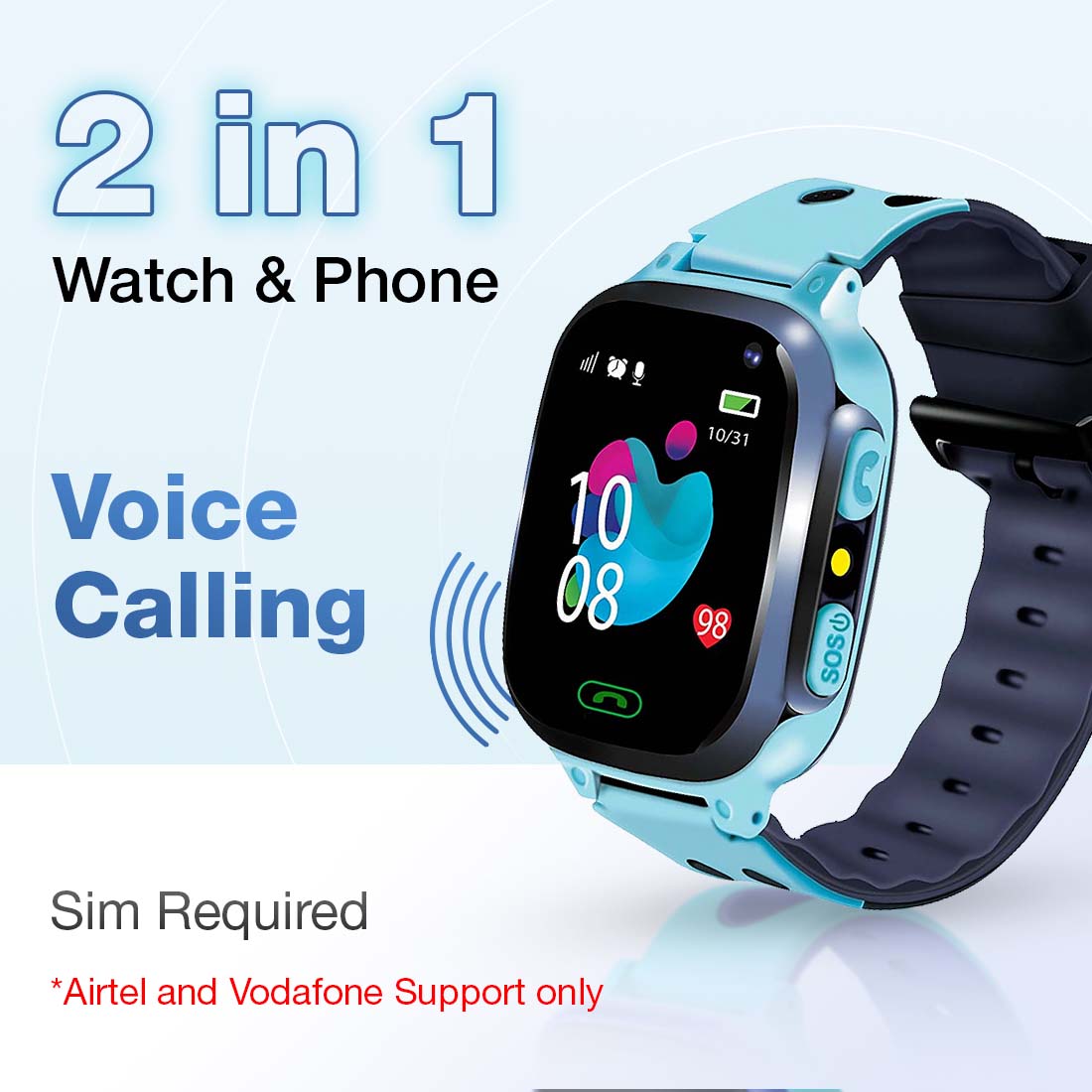 Sekyo S1 Kids Smart Watch with Calling - SEKYO INNOVATIONS PRIVATE LIMITED