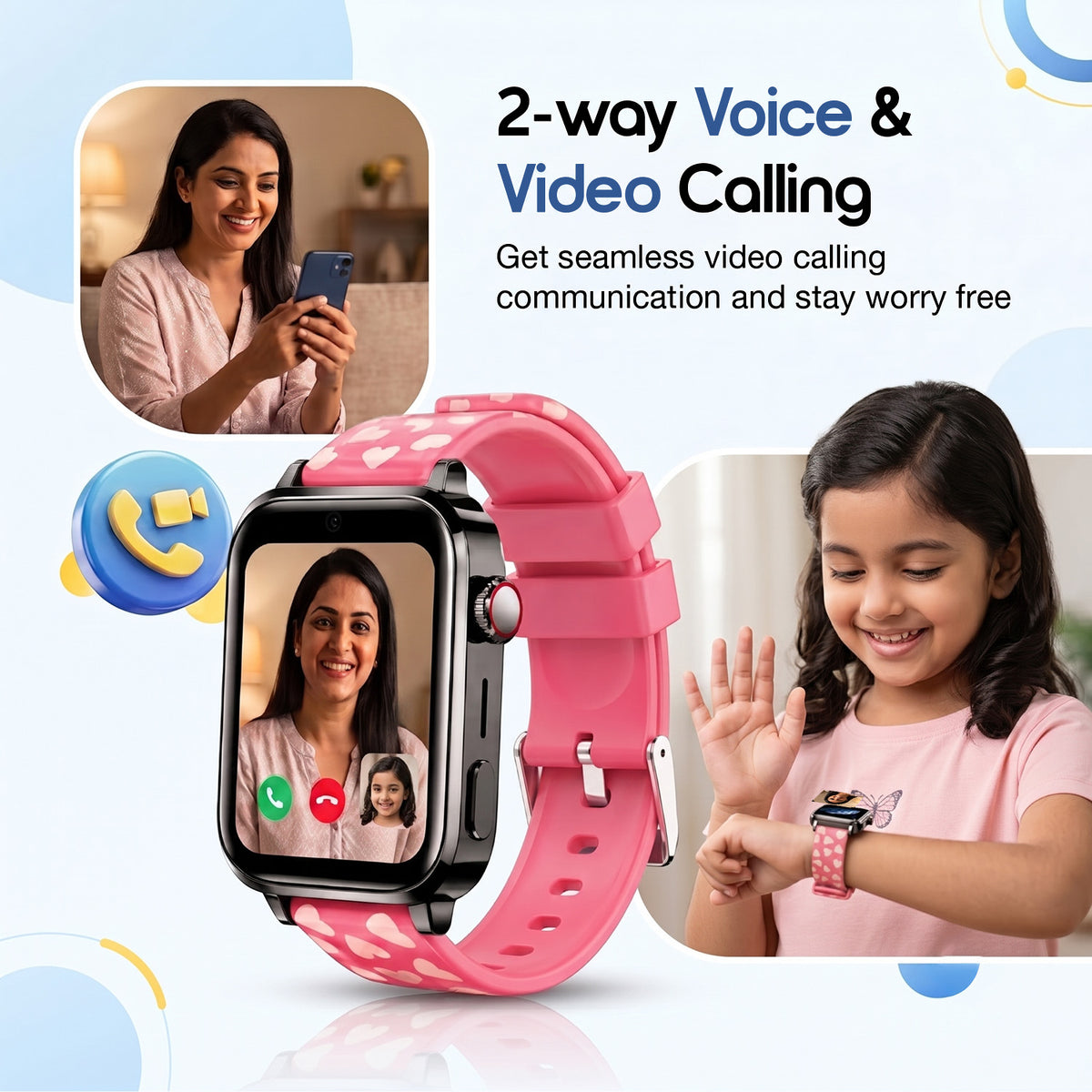 Neo Fit Kids Smartwatch (Ai Learning + Health Sensor)