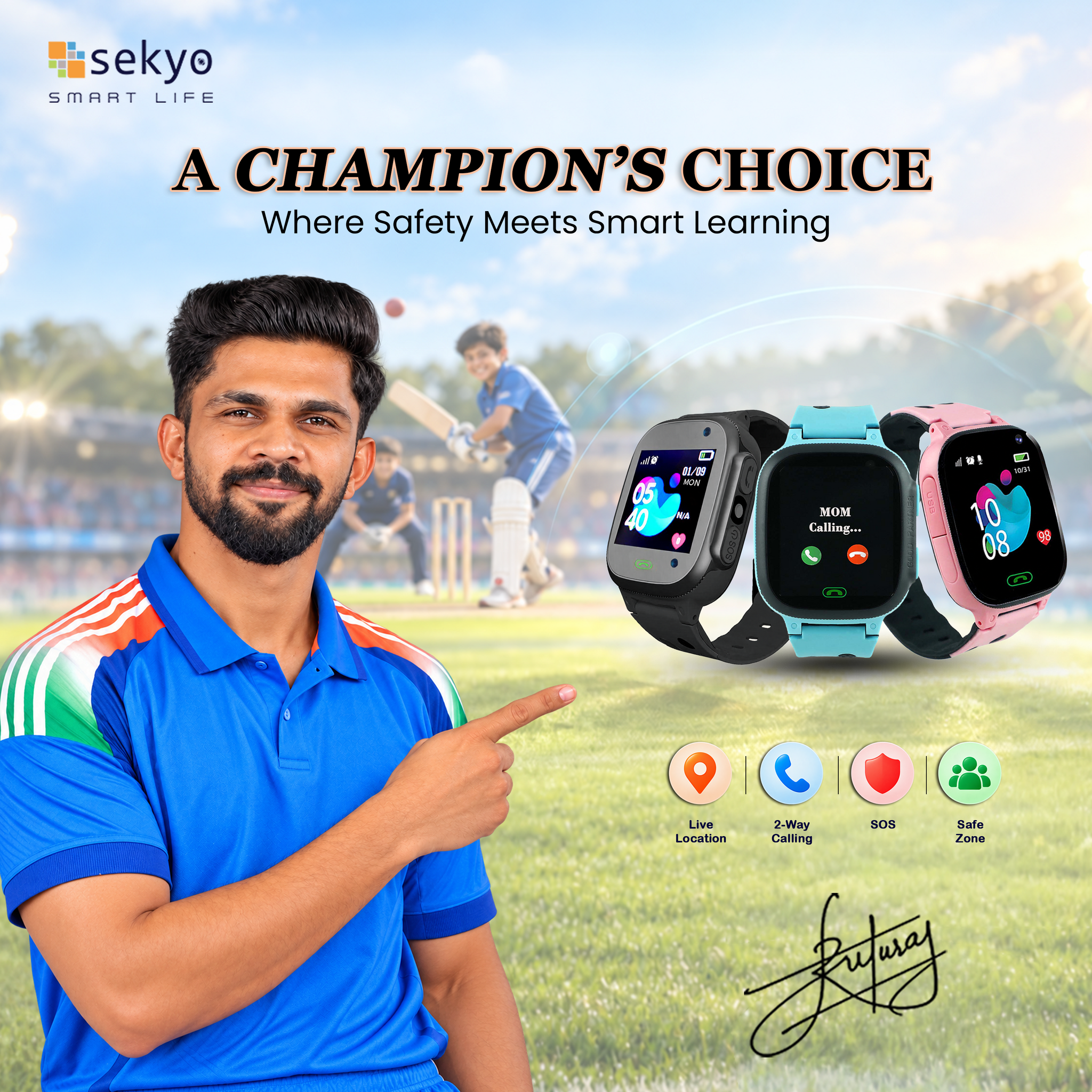 S2 Pro Kids Smart Watch for Boys & Girls