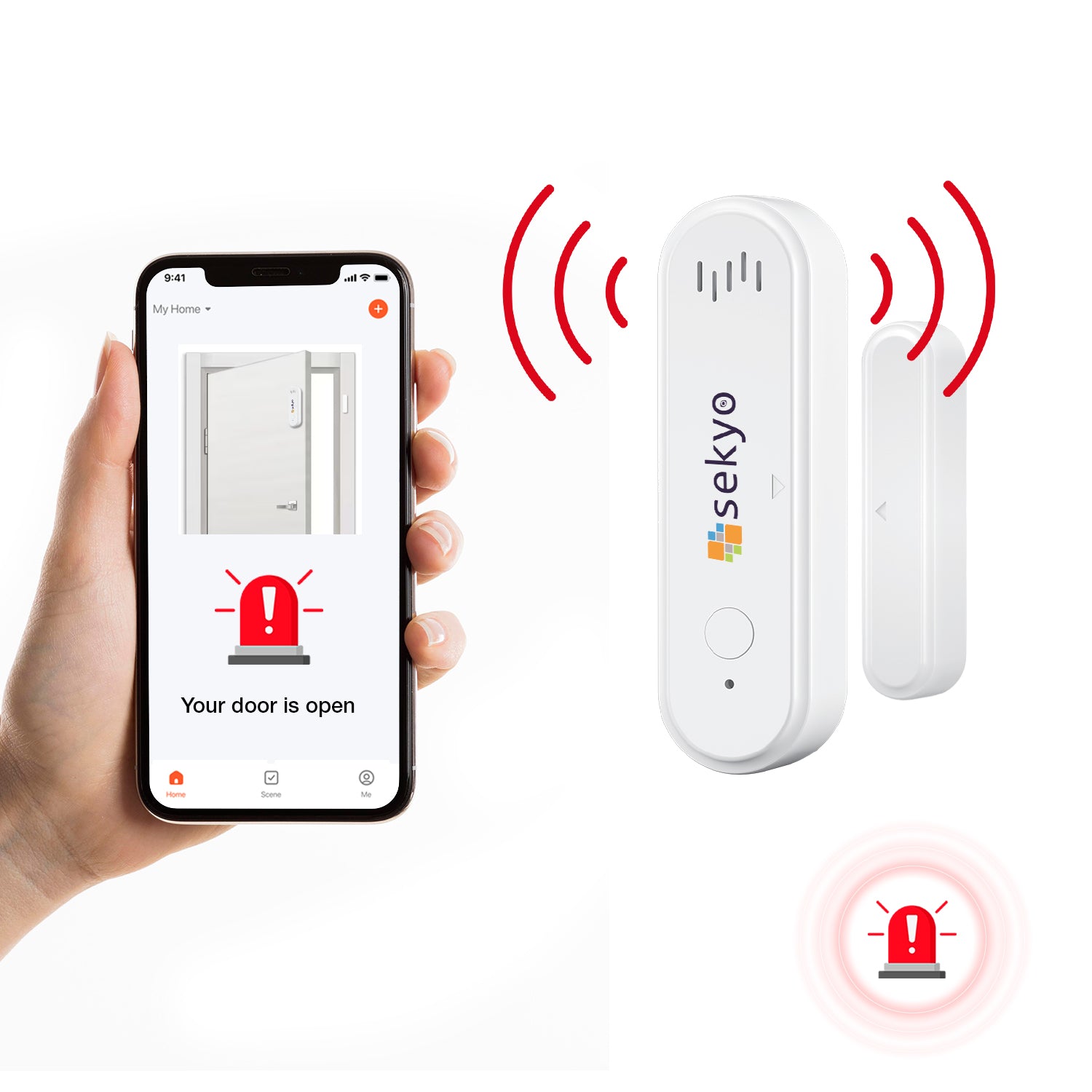 Wifi Smart Door/Window Sensor - SEKYO INNOVATIONS PRIVATE LIMITED